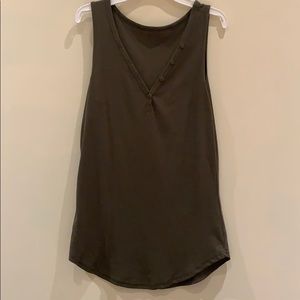 Olive Green Tank Top